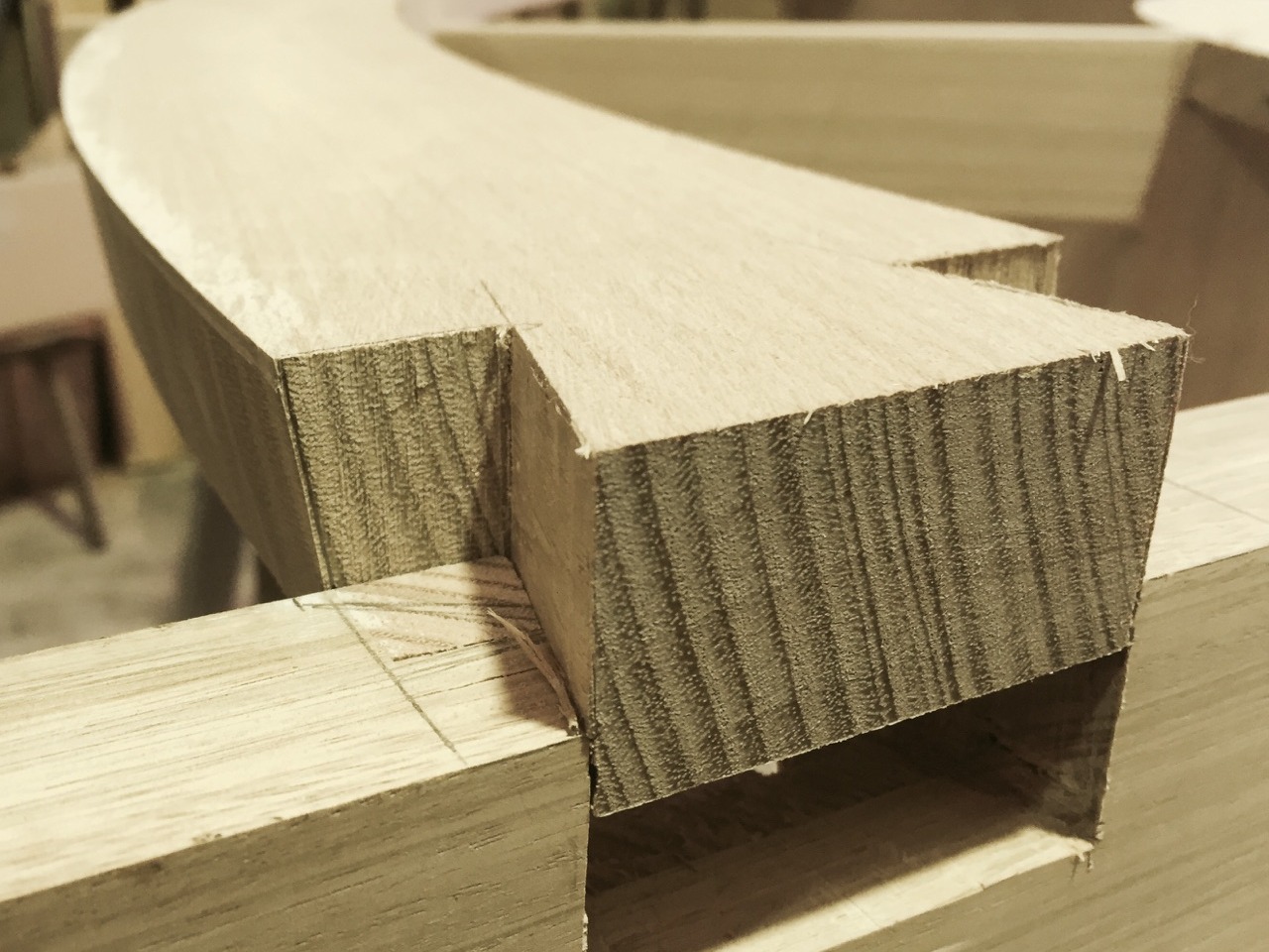 Traditional hand cut joinery is our trade and our passion. by Tim